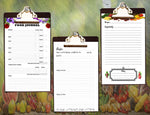 Food Journal, Printable Cookbook, Digital Files- PDF Instant Download - Printable Planners